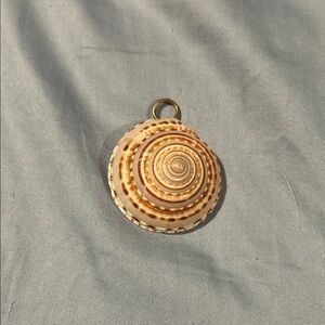 Round Shell Pendant necklace charm